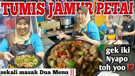 Masak Simple Buat Makan Malam Oseng Jamur Tiram Campur Pete Lanjut