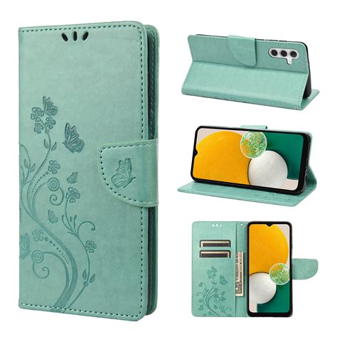 Feishell Slim Wallet Phone Case For Samsung Galaxy A14 5G Butterfly