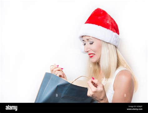 girl surprised by the gift Stock Photo - Alamy