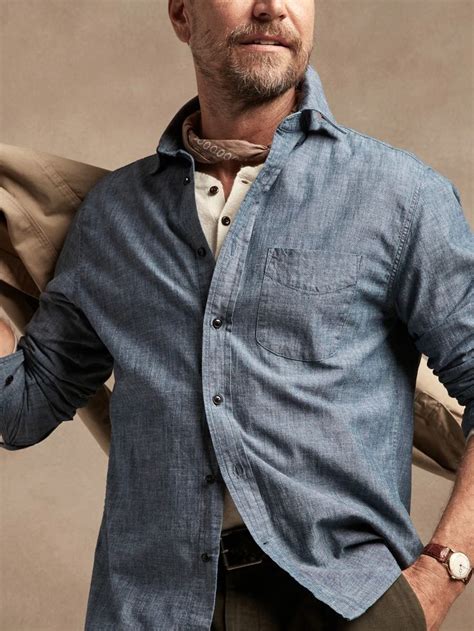 Albie Chambray Shirt Banana Republic Chambray Shirt Chambray Shirt