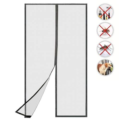 Porte Moustiquaire Magn Tique Rideau De Porte Anti Insectes Avec