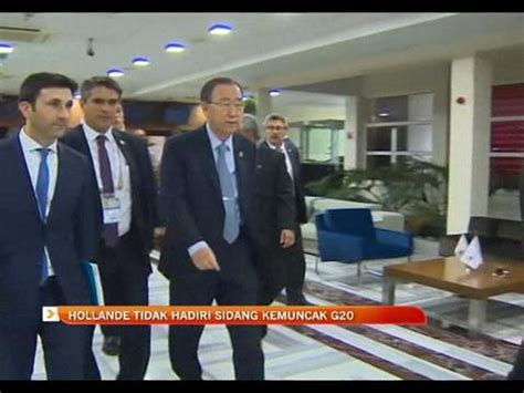 Hollande Tidak Hadiri Sidang Kemuncak G Video Dailymotion