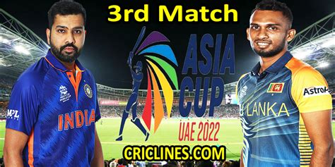 Today Match Prediction Ind Vs Sl Asia Cup 2022 Super Four 3rd Match Who