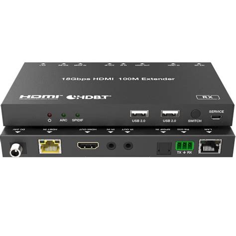 K Uhd Hdmi Gbps Hdr Hdbt Extender Kit With Arc Rs Way Ir