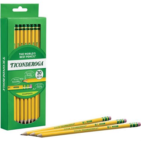 Ticonderoga Pre Sharpened No 2 Pencils