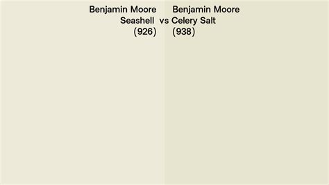 Benjamin Moore Seashell Vs Celery Salt Side By Side Comparison