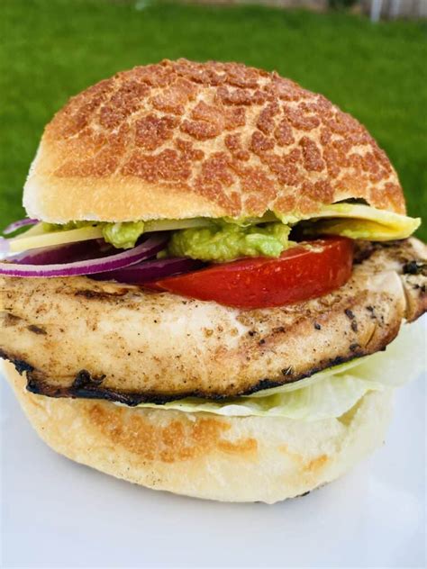 Grilled Chicken Burgers Mrsfoodiemumma