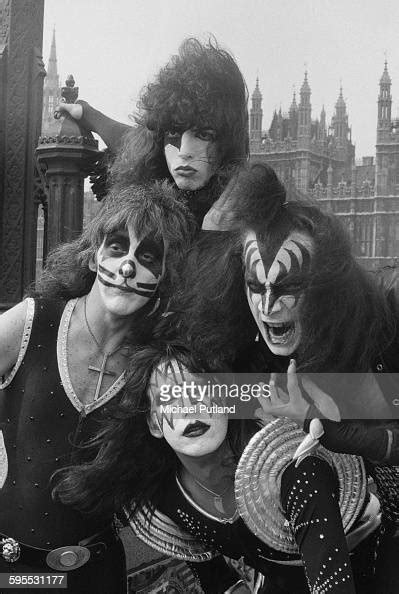 American Heavy Metal Group Kiss Posing On Westminster Bridge Opposite News Photo Getty Images