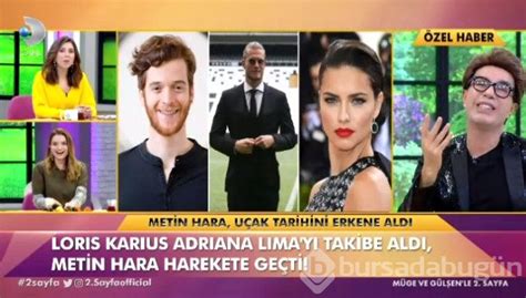 Metin Hara yla Ayrıldığı İddia Edilen Adriana Lima Loris Karius ile