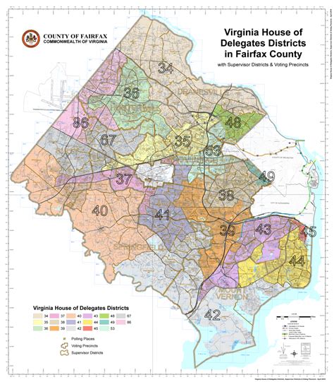 Fairfax County Magisterial District Map