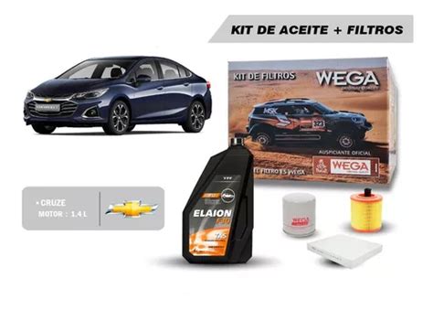 Kit Filtros Chevrolet Cruze Turbo Ypf Elaion W L