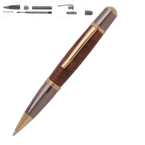 Gatsby Grande Gold And Gun Metal Twist Pen Kit At Penn State Industries