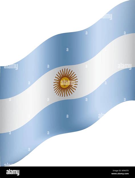 Wavy ribbon bandera argentina fotografías e imágenes de alta resolución