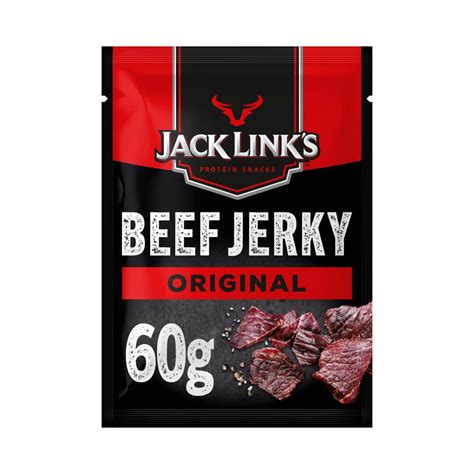 Jack Link S Meat Snacks Beef Jerky Original 60g