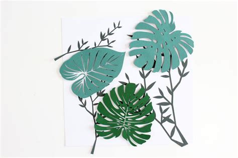 Easy Tropical Wall Art Diy Paper Crafts The Crafty Gentleman Blog