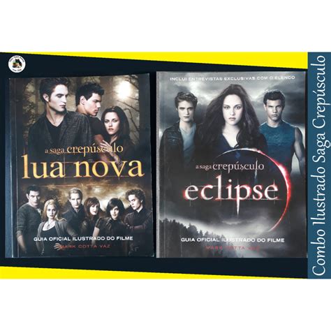 Combo A Saga Crep Sculo Lua Nova E Eclipse Guia Oficial Ilustrado Do