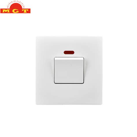 Single Push Button Wall Switch Pc Material Gang Electrical Switch