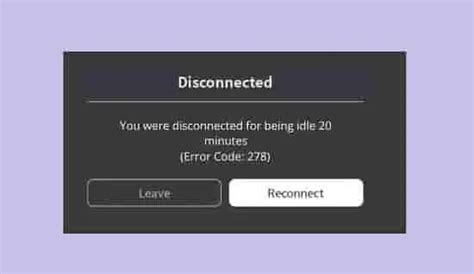 Roblox Error Code 278 What Does It Mean And How To Fix