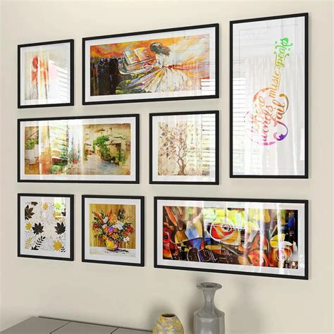 Motivational Quotes Wall Frame Collage Set of 9 - WallMantra