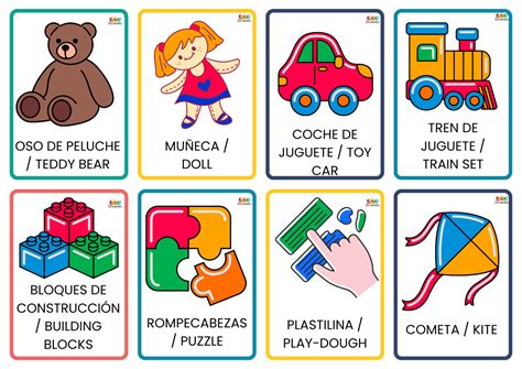 Juguetes En Ingles Vocabulario Y Fichas Educamundo Recursos Educativos