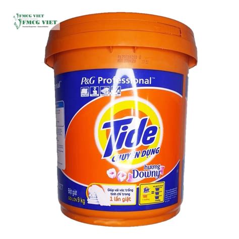 Tide Detergent Powder Bucket 9kg Downy Professional Wholesale Exporter