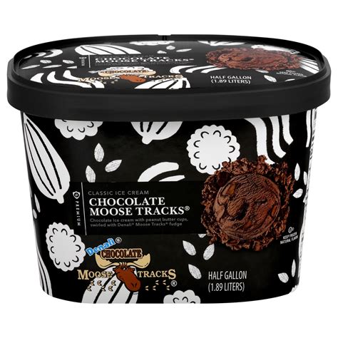 Publix Premium Classic Chocolate Moose Tracks Ice Cream 1 2 Gal Shipt