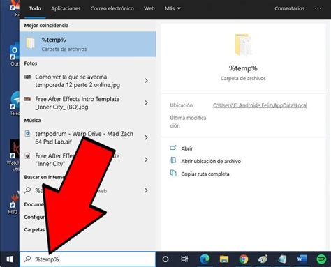 Cómo borrar archivos temporales en Windows 10 - El Androide Feliz