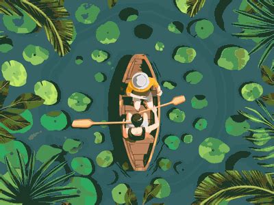 Riding Boat by saravana on Dribbble