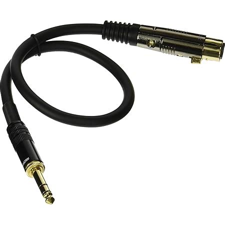 Monoprice Feet Premier Series Xlr Female To Inch Trs Male