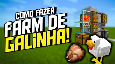 Como Fazer Farm Simples De Galinhas No Minecraft Bedrock Youtube