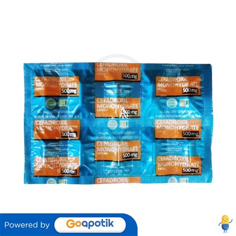 Cefadroxil Hexpharm Jaya 500 Mg Strip 10 Kapsul Kegunaan Efek