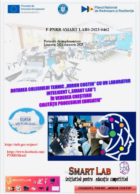 SMART LAB Colegiul Tehnic MIRON COSTIN Roman