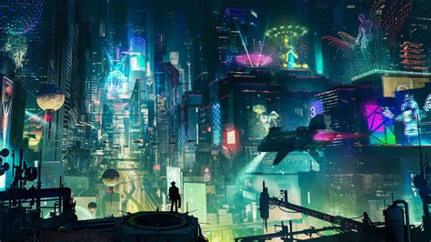 20 Ciudades de ciencia ficción Fondosdepantalla top Cyberpunk City