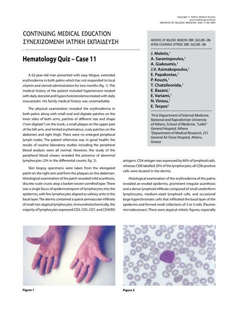 Pdf Hematology Quiz Case