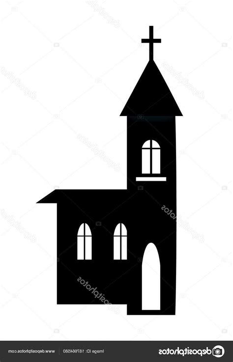 Church Silhouette Vector at Vectorified.com | Collection of Church ...