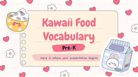 Tổng hợp các Kawaii PowerPoint Background cute và đáng yêu