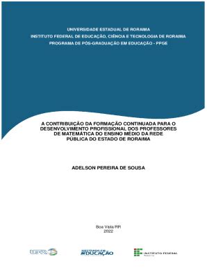 Preenchível Disponível O Programa de Ps graduao em Educao PPGE da