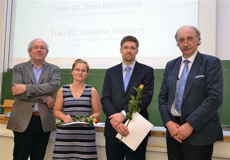 Familie Schindler F Rderpreis An Dr Sven Bornholdt Sektion