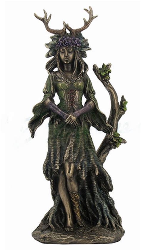 Lovely Guardian Goddess Of The Trees Statue Celtic Gods Celtic