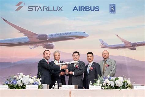 Nova Companhia Starlux Airlines Encomenda Avi Es Airbus A Xwb