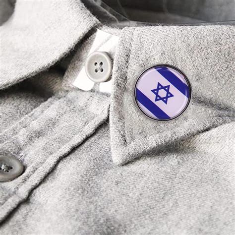 Israel Star Of David Israeli Jew Jewish Flag Metal Enamel Lapel Pin