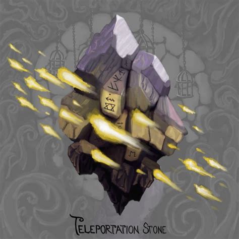 Teleportation Stone | D&D Item for DnD 5e