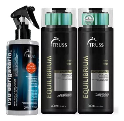 Kit Truss Equilibrium Shampoo Condicionador Uso Obrigatorio Frete Gr Tis