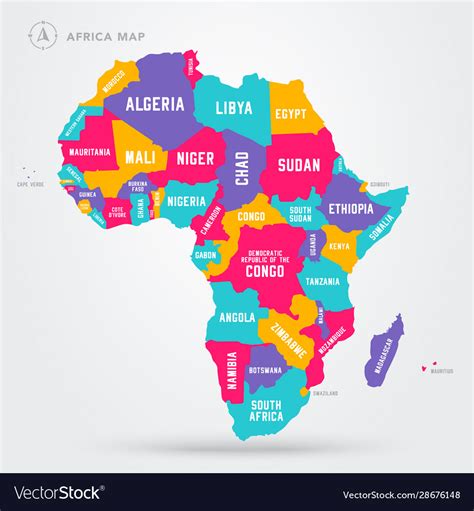 5 Major Regions In Africa Map - Map