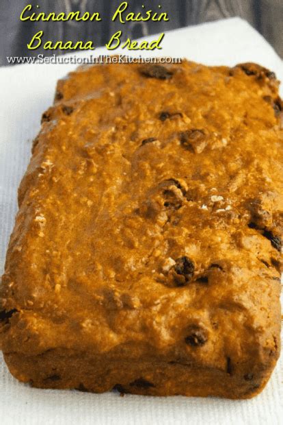 Cinnamon Raisin Banana Bread {combination Of 2 Favorite Breads}