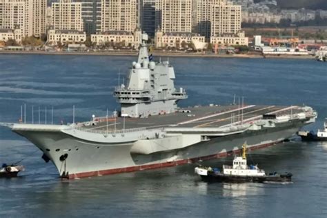 Taipei Chinese Aircraft Carrier Sailed Across Taiwan Strait Bharat