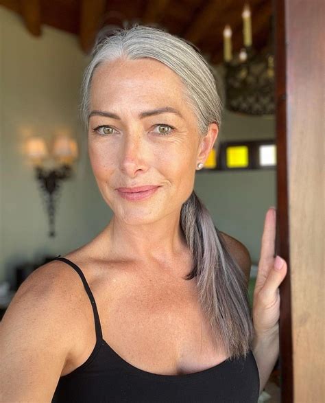 Pin By Shelly W On Fabulous Fifty Natural Gray Hair Gray Hair