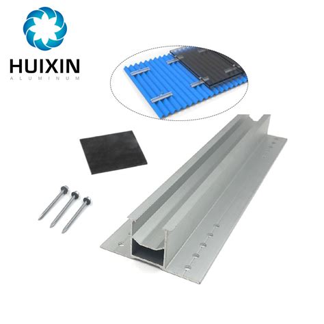 High Strength 6000 Series Aluminium Extrusion Rail For Solar Panel