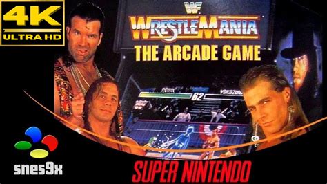 WWF WrestleMania The Arcade Game SNES Full Gameplay UHD 4K 60