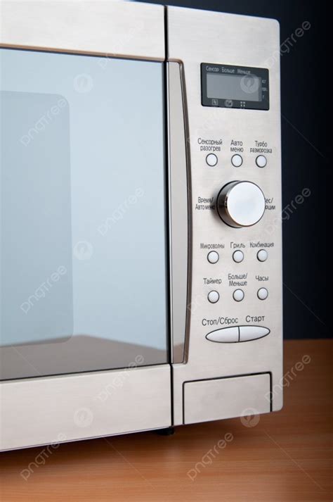 Microwave Oven On The Table Photo Background And Picture For Free